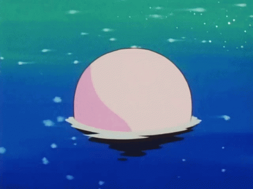 Jigglypuff Swimming In The Water GIF
