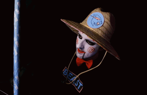 Jigsaw Halloween Costume GIF