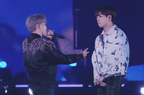 Jikook Cool Performance On Stage GIF