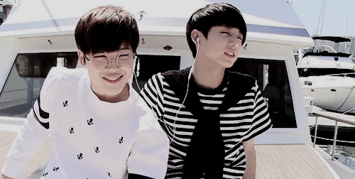 Jikook Listening To Music GIF