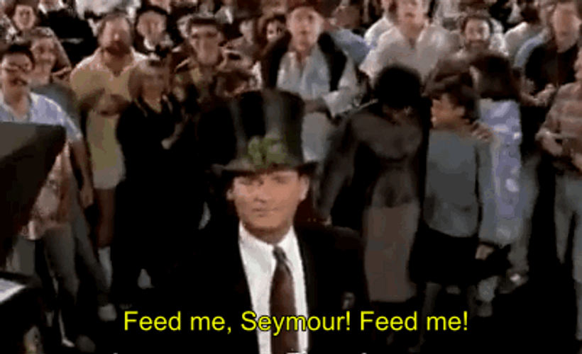 Jim Belushi As Patrick Martin Feed Me Seymour GIF