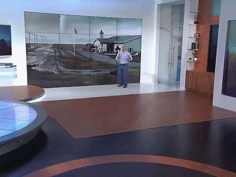 Jim Cantore That Was Close GIF