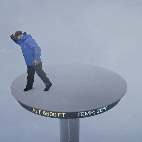 Jim Cantore Too High From The Ground GIF