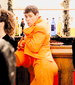Jim Carrey Chilling At The Bar GIF