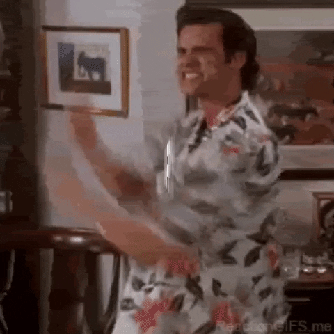 Jim Carrey Exaggerated Hump Day Dance GIF