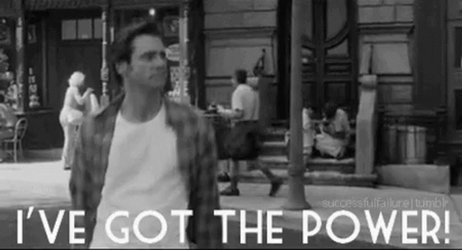 Jim Carrey I've Got The Power GIF