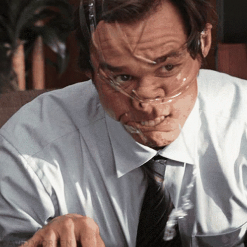 Jim Carrey Silly Taped Face GIF