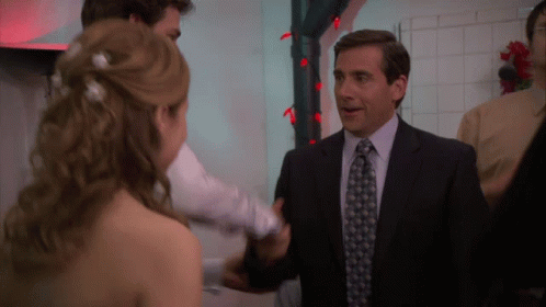 Jim Halpert And Michael Scott Dance GIF