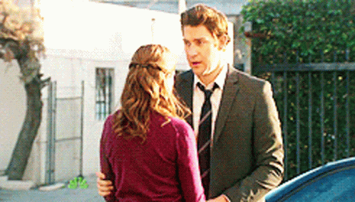 Jim Halpert Hugging Pam The Office GIF