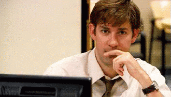Jim Halpert The Office Handsome Wink GIF