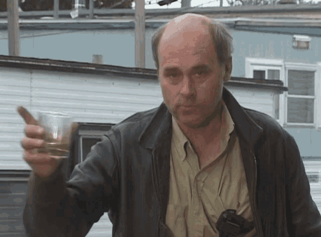 Jim Lahey Trailer Park Boys Talking Police Drinking Alcohol GIF