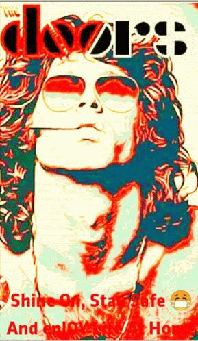 Jim Morrison Reggaetón Portrait GIF
