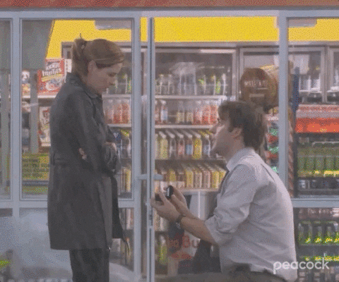 Jim Propose Will You Marry Me GIF