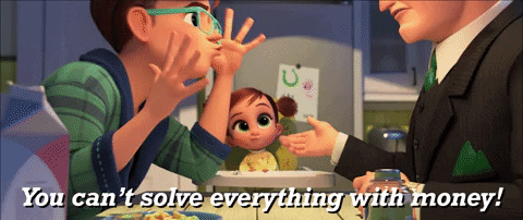 Jimbo Boss Baby Parents Money Fight GIF