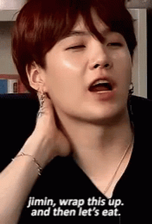 Jimin Wrap It Up And Lets Eat GIF