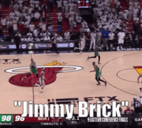 Jimmy Brick Playing Basketball GIF