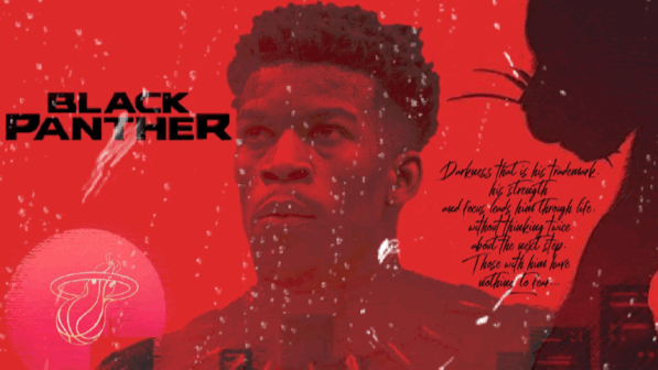 Jimmy Butler Black Panther GIF