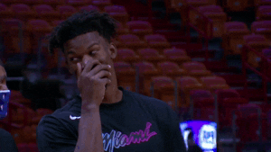 Jimmy Butler Face Cover GIF