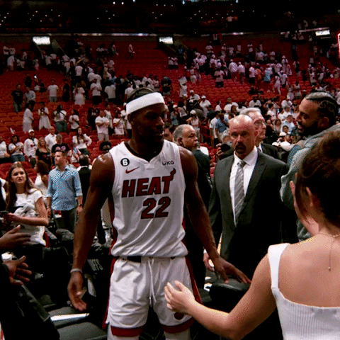Jimmy Butler Happy Face Towards Fans GIF
