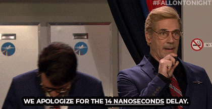 Jimmy Fallon Apologizing For The Delay GIF