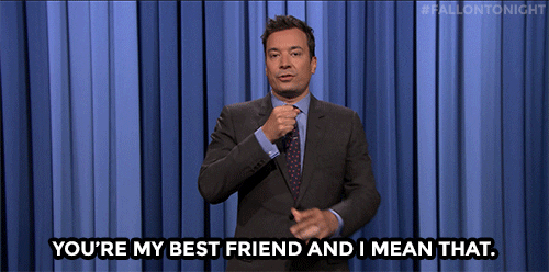 Jimmy Fallon Besties I Mean That GIF
