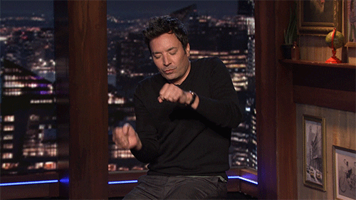 Jimmy Fallon Copying Donald Trump Dancing GIF