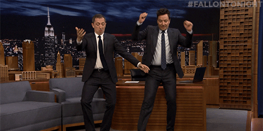 Jimmy Fallon Dancing Hip Thrust GIF
