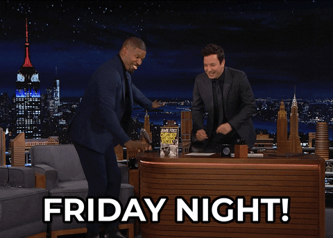 Jimmy Fallon Friday Eve Meme GIF