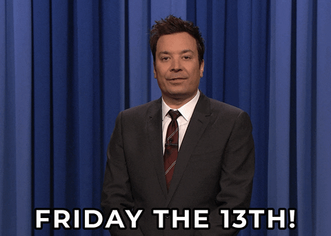 Jimmy Fallon Friday The 13th Meme GIF