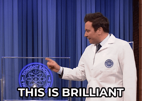 Jimmy Fallon Good Thinking This Is Brilliant GIF