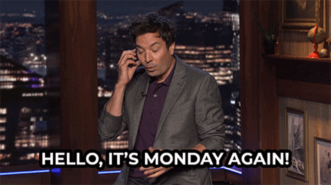 Jimmy Fallon Hello Monday GIF