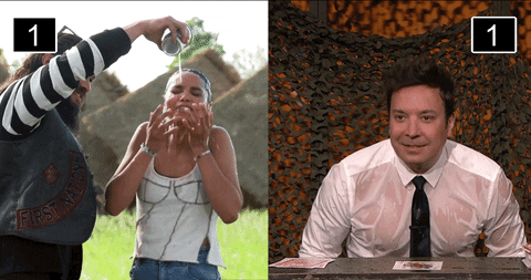 Jimmy Fallon Jason Mamoa Drenched GIF