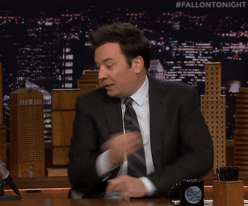 Jimmy Fallon Judo Chop GIF