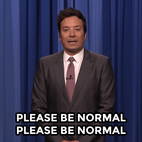 Jimmy Fallon Please Be Normal GIF