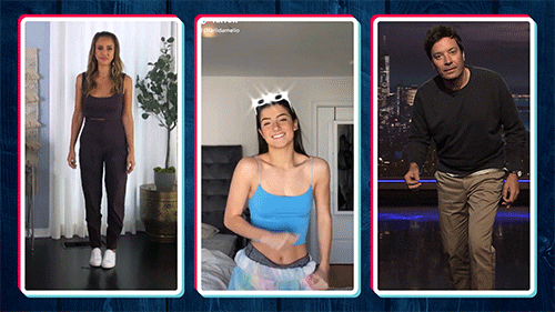 Jimmy Fallon Two Girls Tik Tok GIF