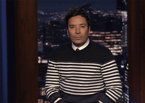 Jimmy Fallon Umm Ok You Already Left GIF