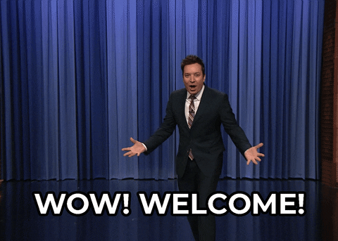 Jimmy Fallon Wow Welcome To The Show GIF