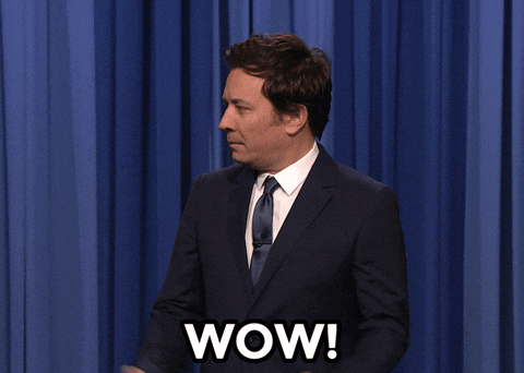 Jimmy Fallon Wowza This Is Amazing GIF