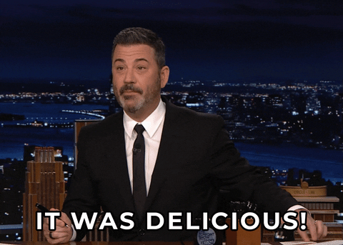 Jimmy Kimmel It Was Delicious GIF