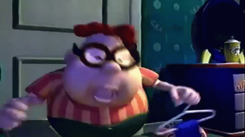 Jimmy Neutron Friend Carl Wheezer Singing GIF