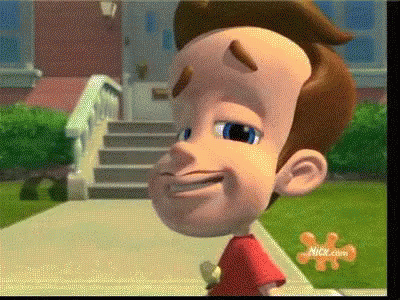Jimmy Neutron Moving His Eyebrows GIF