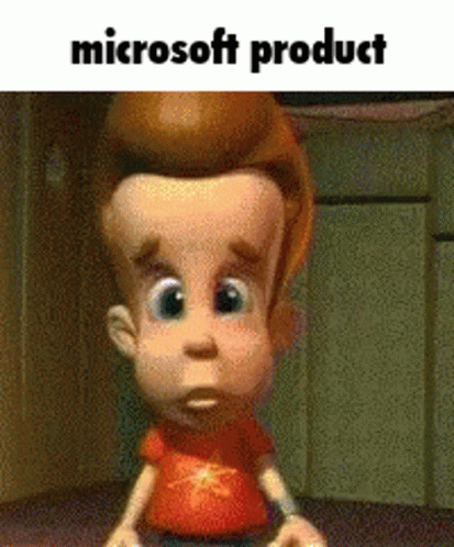 Jimmy Neutron On Microsoft Products GIF
