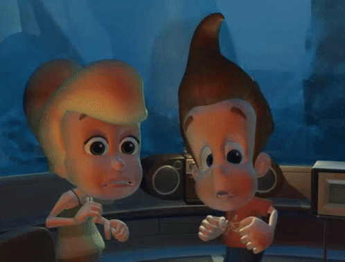 Jimmy Neutron Scared With Cindy Vortex GIF