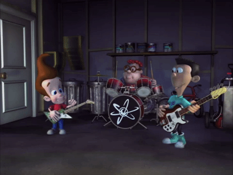 Jimmy Neutron With Carl Wheezer And Sheen Estevez GIF