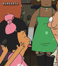 Jimmy Pesto Jr Tina Belcher New Year Kiss GIF