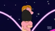 Jimmy Pesto Jr Tina Belcher Spinning Kiss GIF
