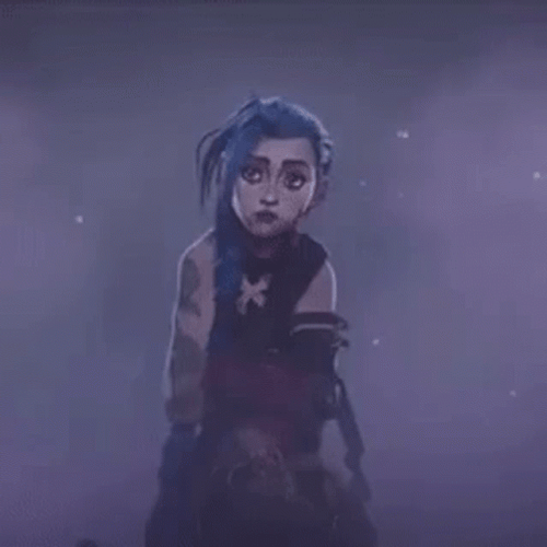 Jinx Arcane Bye GIF