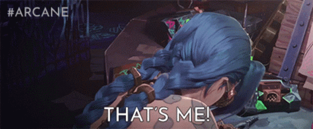 Jinx Arcane That's Me GIF
