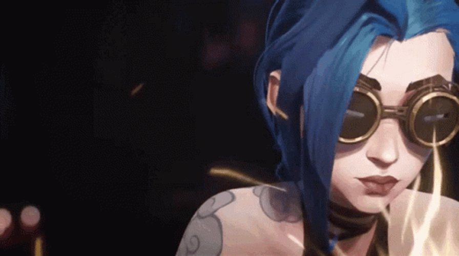 Jinx Arcane Welding GIF