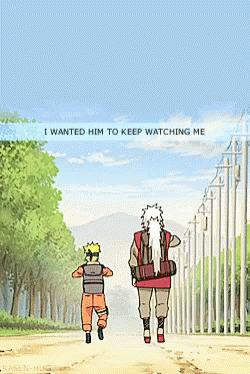 Jiraiya I Wanted Him To Keep Watching Me GIF